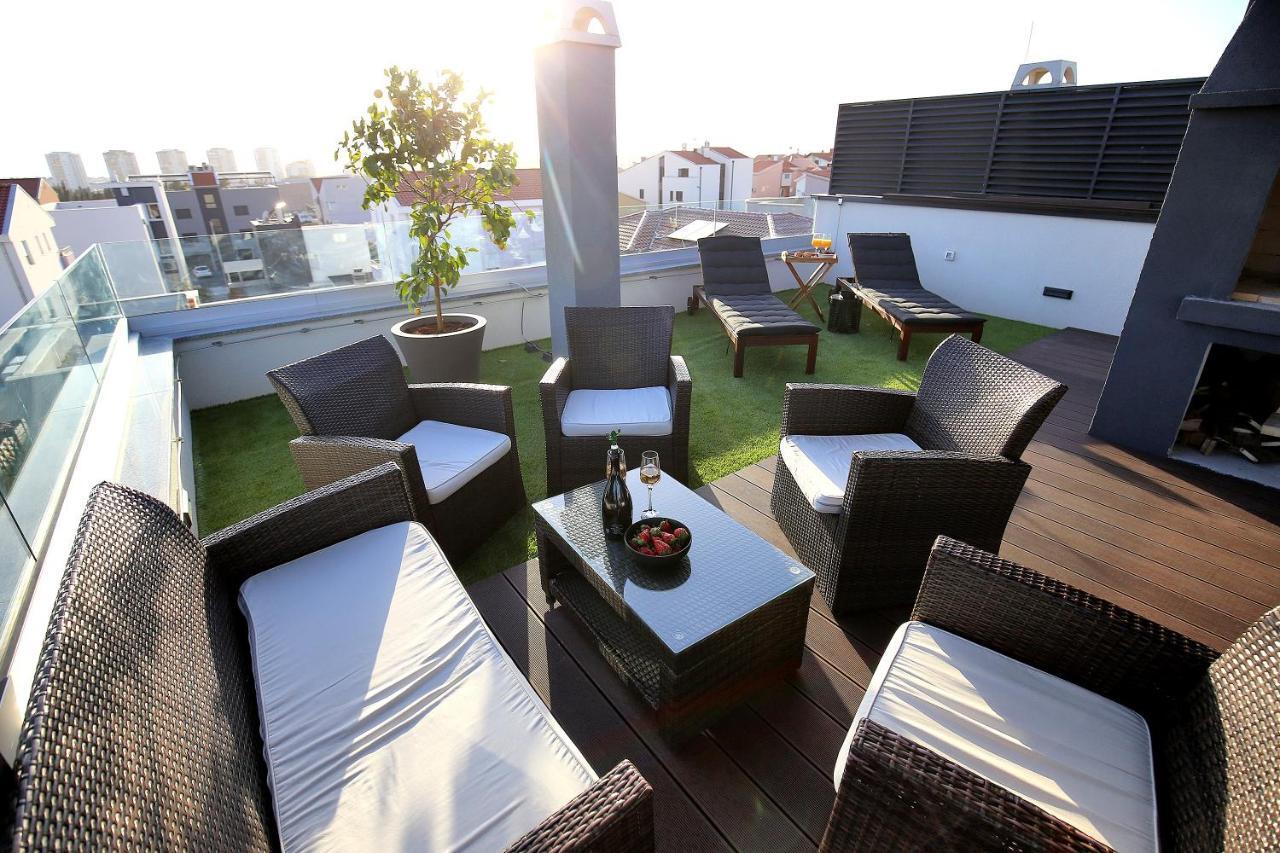Esso Roof Terrace Apartment Zadar Exteriör bild